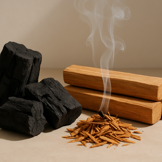 charcoal and sandalwood