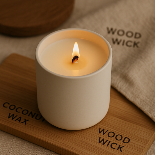 The Quiet Flame: Why Wood Wicks and Coconut Wax Belong in the Minimalist’s Sanctuary