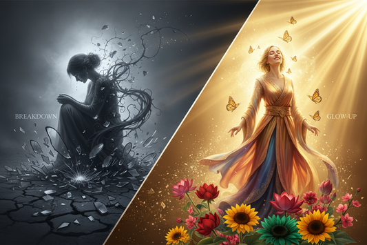 The Glow-Up After the Breakdown | Tarot Tea