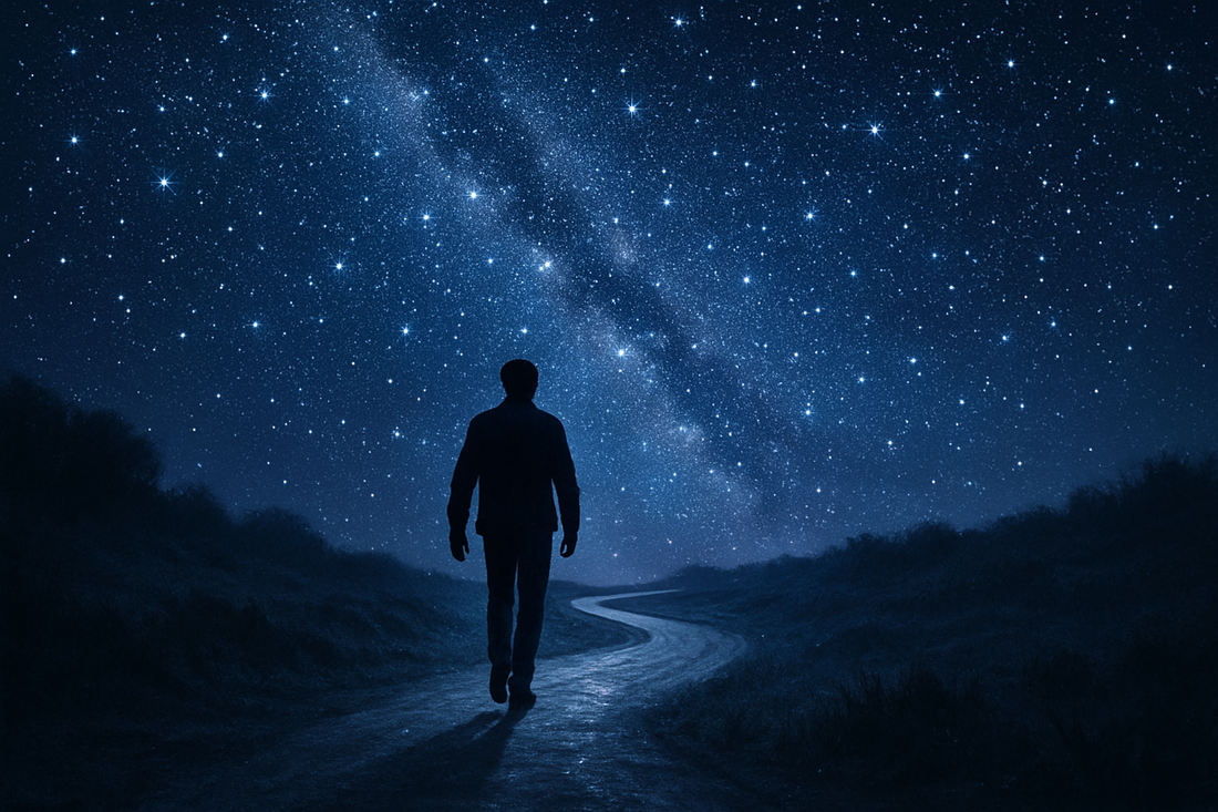 Walking Forward Lit by the Stars