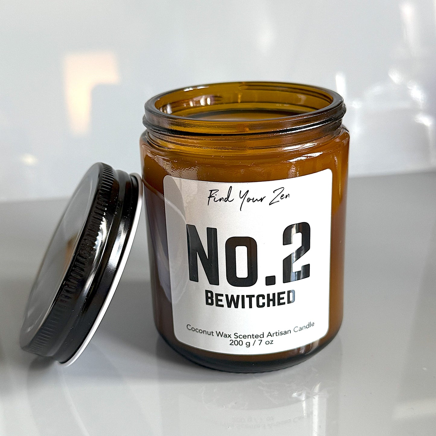 NO. 2: BEWITCHED Wood Wick Coconut Wax Candle (7 oz)