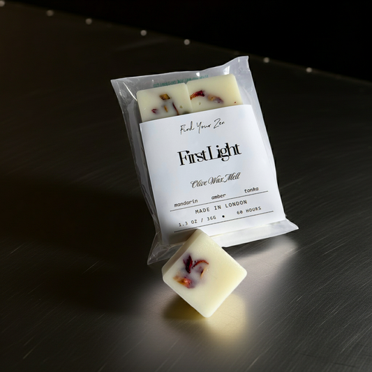First Light Mandarin & Tonka Olive Wax Artisan Melts (36g) | The Gentle Beginning