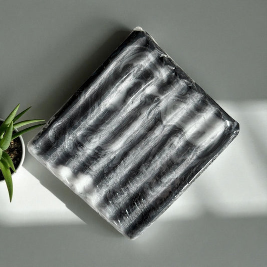 No. 1: KARMA Coconut and Charcoal Handmade  Bougie Goat Milk Soap Bar (140g)