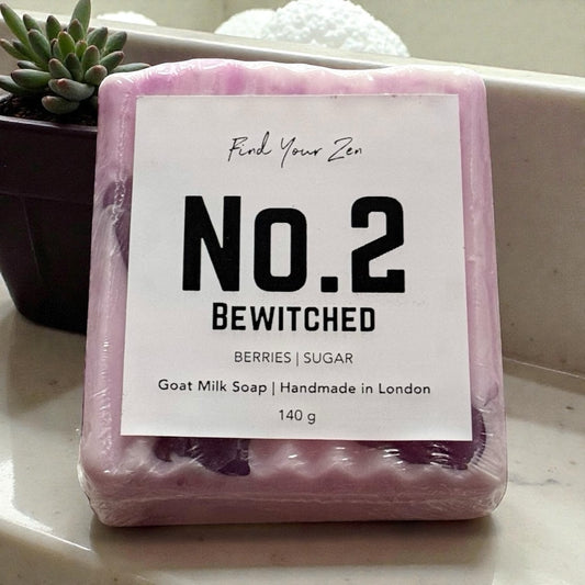 No. 2: BEWITCHED Berries and Sugar Handmade Goat Milk Soap Bar (140g)