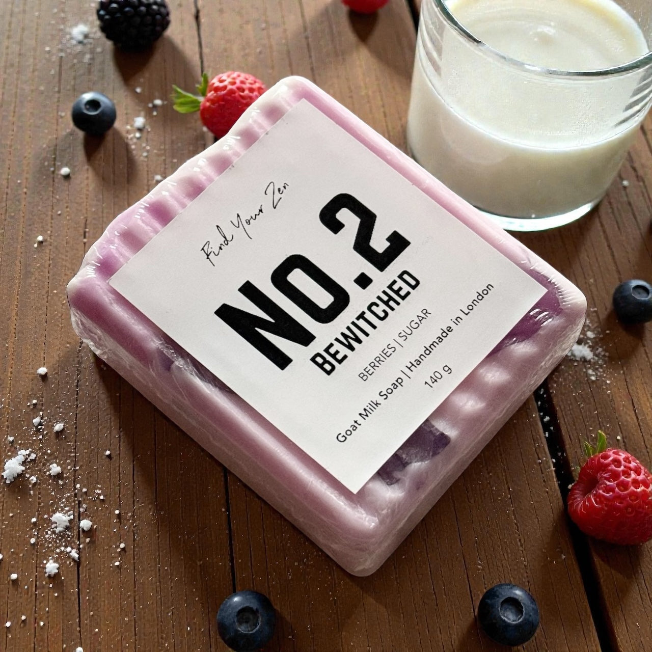 No. 2: BEWITCHED Berries and Sugar Handmade Goat Milk Soap Bar (140g)