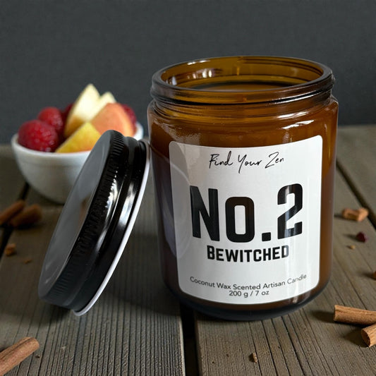 NO. 2: BEWITCHED Wood Wick Coconut Wax Candle (7 oz)